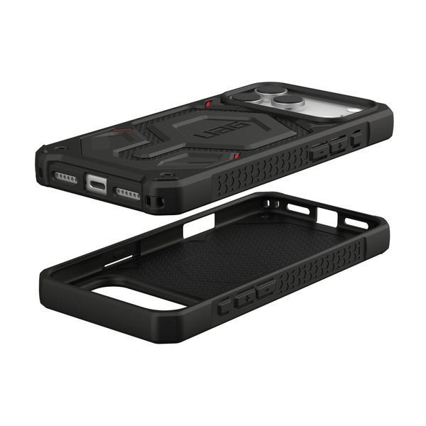 Чохол-накладка iPhone 17 Pro Max UAG Monarch Pro MagSafe (114514113940) Kevlar Black 393813 фото
