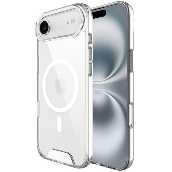 Чохол TPU Space Case with MagSafe для Apple iPhone 17 Air (6.5") Прозорий 398890 фото