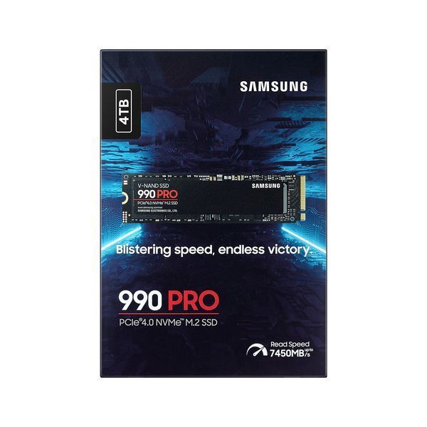 Накопичувач SSD Samsung M.2 4TB PCIe 4.0 990PRO (MZ-V9P4T0BW) 371927 фото
