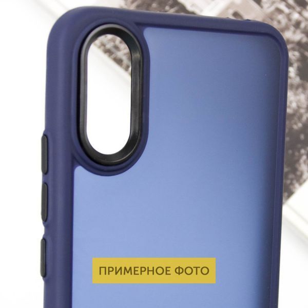Чохол TPU+PC Lyon Frosted для Oppo A60 4G Navy Blue 359016 фото