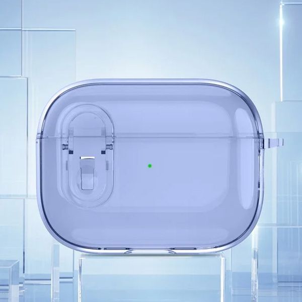 Футляр TPU Colorful для навушників Airpods Pro 2 / Pro Blue 380112 фото