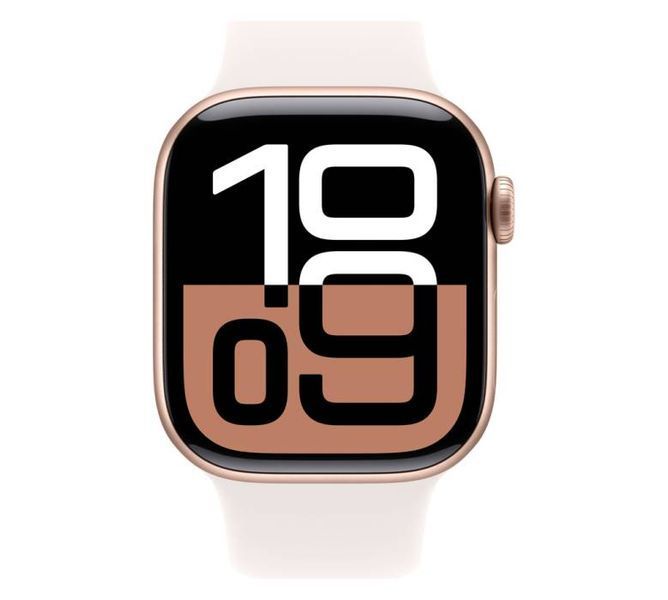 Смарт-годинник Apple Watch Series 10 GPS 46mm Rose Gold Aluminium Case with Light Blush Sport Band M/L MWWU3 320058 фото