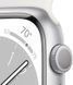 Смарт-годинник Apple Watch Series 8 GPS 45mm Silver Aluminum Case With White Sport Band S/M MP6P3 260252 фото 3