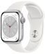 Смарт-годинник Apple Watch Series 8 GPS 45mm Silver Aluminum Case With White Sport Band S/M MP6P3 260252 фото 1