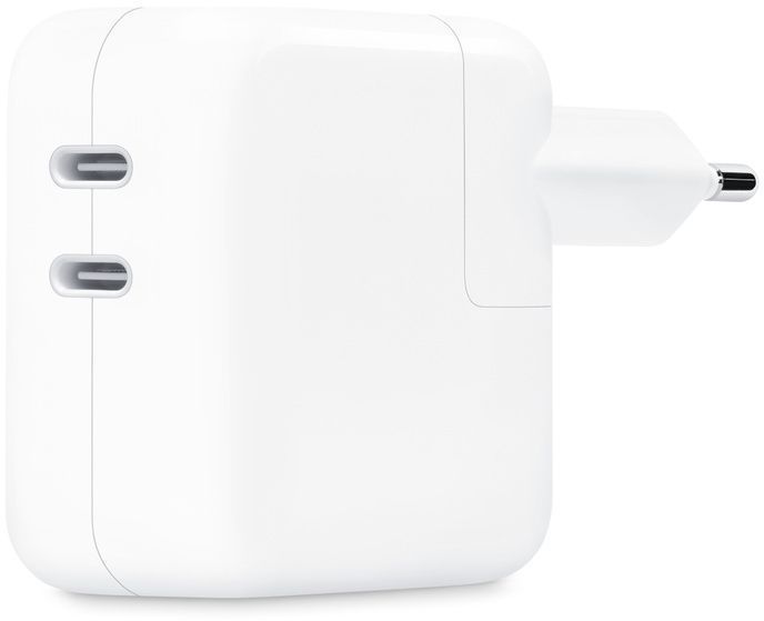 Зарядний Пристрій Apple 35W Dual USB-C Port Power Adapter (MNWP3) 250089 фото