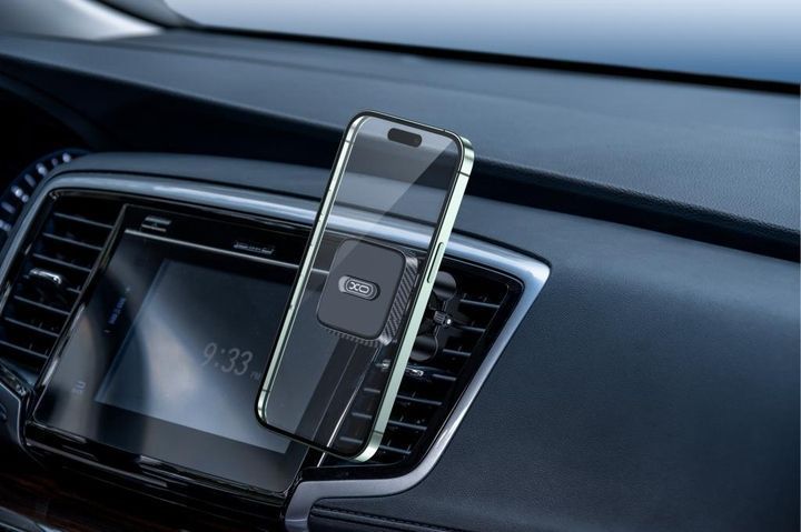 XO C123 Air Vent Car Holder Square Magnetic Bracket Автотримач (Чорний) 388729 фото