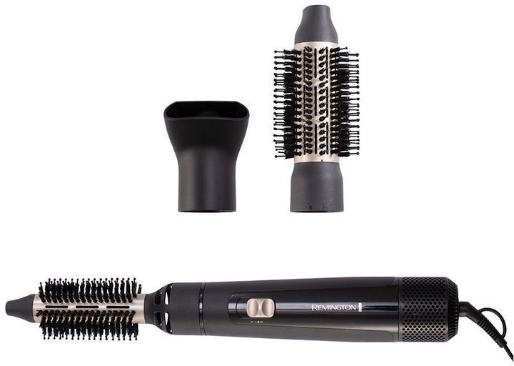 Фен-щітка Remington Blow Dry & Style Caring, 800Вт, 2 режими, іонізація, хол. обдув, кераміка, чорний (AS7300) 373005 фото