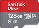 Карта пам'яті SanDisk microSD 128GB C10 UHS-I R140MB/s Ultra (SDSQUAB-128G-GN6MN) 374023 фото 1