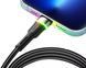 Кабель ESSAGER Colorful LED USB Cable Fast Charging 3A USB-A To Type C 1m (EXCT-XCD03) Blue 317300 фото 3