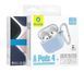 Чохол Airpods 4 Blueo Liquid Silicone Case (B44-A4LBL) Light Blue 326532 фото 2