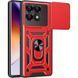 Чохол Ummi Camshield Serge Ring для Xiaomi Poco F7 Pro Червоний 390751 фото 1