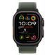 Ремінець Apple Watch Trail Loop Band S/M Для Watch 49mm - Black Titanium Finish - Green (MYQ33) 328474 фото 2