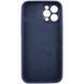 Чохол Silicone Case Full Camera Protective (AA) для Apple iPhone 12 Pro (6.1") Темно-синій / Midnight blue 204825 фото 4