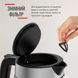 Електрочайник Tefal Glass Kettle 1.7л, скло, з підсвіткою, чорно-срібний (KI605830) 371051 фото 8