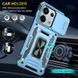 Ударостійкий чохол Camshield Army Ring для Xiaomi Redmi Note 13 Pro 4G / Poco M6 Pro 4G Блакитний / Light Blue 315918 фото 5