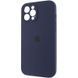Чохол Silicone Case Full Camera Protective (AA) для Apple iPhone 12 Pro (6.1") Темно-синій / Midnight blue 204825 фото 3