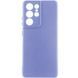 Чохол TPU GETMAN Liquid Silk Full Camera для Samsung Galaxy S22 Ultra Бузковий / Dasheen 345446 фото 1