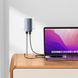 Зарядний Пристрій Baseus GaN5 Pro 65W Ultra-Slim (Type-C + USB) + Кабель Type-C to Type-C 100W (1м) (CCGP150113) Gray 272632 фото 12