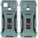 Ударостійкий чохол Camshield Army Ring для Xiaomi Redmi 10C Зелений / Light Green 257696 фото 1