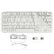 Клавіатура мембрана Keychron B1 Pro, USB/WL/BT, ivory white (B1P-K8-UA) 368831 фото 2