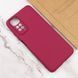 Чохол TPU GETMAN Liquid Silk Full Camera для Xiaomi Redmi Note 11 (Global) / Note 11S Бордовий / Marsala 323903 фото 3