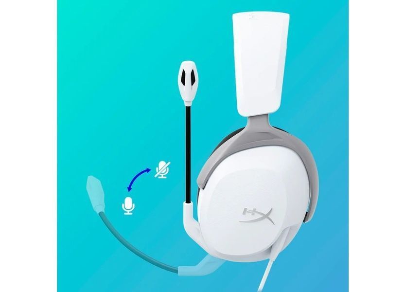 Гарнітура HyperX Cloud Stinger 2 Core PS5/PS4, mini-jack, біло-синій (6H9B5AA) 365576 фото