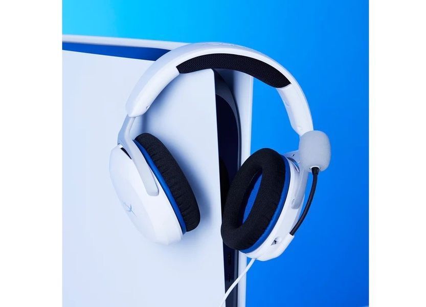 Гарнітура HyperX Cloud Stinger 2 Core PS5/PS4, mini-jack, біло-синій (6H9B5AA) 365576 фото