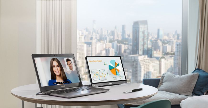 Монітор портативний Asus 14" ZenScreen MB14AC USB-C, IPS, Cover 367424 фото