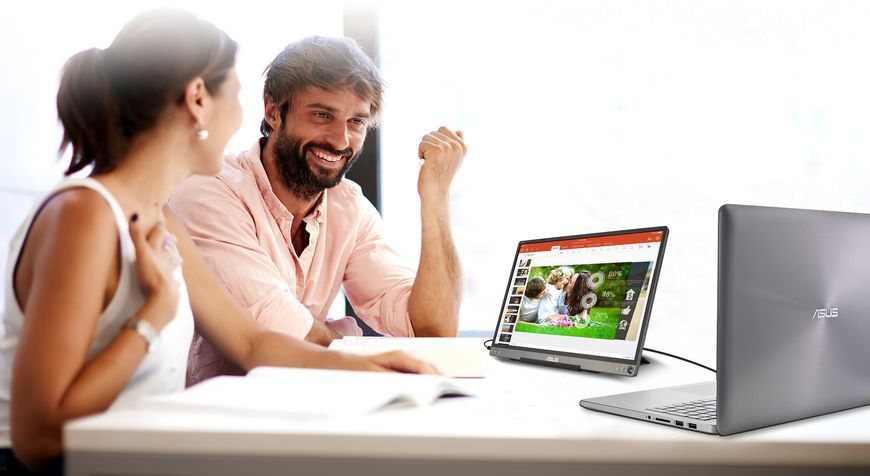 Монітор портативний Asus 14" ZenScreen MB14AC USB-C, IPS, Cover 367424 фото