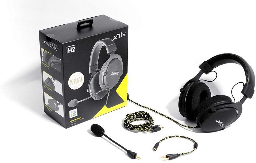 Ігрова гарнітура Xtrfy H2 (3.5mm/USB) (XG-H2) Black 371585 фото