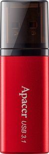Флеш-пам'ять USB Apacer AH25B 256GB Red USB 3.2 (AP256GAH25BR-1) 327034 фото