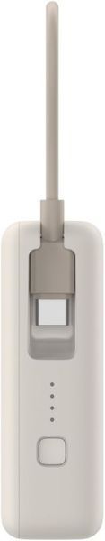 Портативна батарея Xiaomi 10000mAh 33W Integrated Cable (BHR9333GL)бежевий 347126 фото