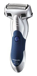 Бритва електр. Panasonic сіткова, 7600 об/хв, бритв.головок-3, Li-Ion, сух.+волог., тример, срібно-синій (ES-SL41-S520) 367696 фото