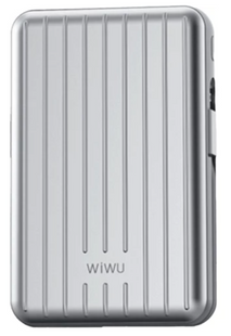 Портативна батарея Wiwu 10000mAh Magnetic MagSafe Wireless 22,5w (PP03) Silver 311978 фото