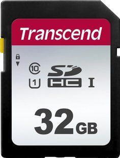 Карта пам'яті Transcend SD 32GB C10 UHS-I R100/W20MB/s (TS32GSDC300S) 369927 фото