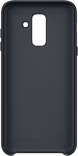 Чохол-накладка Samsung A6+ 2018 Dual Layer Cover (EF-PA605CBEGRU) Black 123005 фото