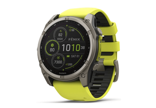 Смарт-годинник Garmin Fenix 8 51mm Solar Sapphire Titanium w. Amp Yellow/Graphite Silicone Band (010-02907-20,010-02907-21) 344131 фото
