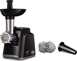 М'ясорубка Tefal Classic, 1400Вт, 1.7кг/хв, 2 решітки, насадка для ковбас, пластик, чорний (NE105838) 371065 фото