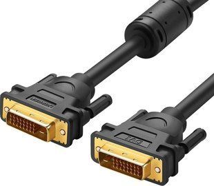 Кабель UGREEN DV101 DVI (24+1) Male To Male Cable Gold Plated 2m (11604) Black 288261 фото