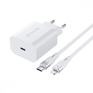 Зарядний Пристрій Proove Rapid 20W (Type-C) + Кабель Type-C to Lightning (WCRP20012102) (white) 289867 фото