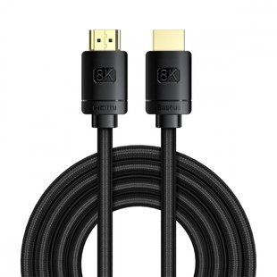 Кабель Baseus High Definition HDMI 8K to HDMI 8K (3m) black (CAKGQ-L01) 400100 фото