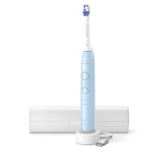 Щітка зубна електр. Philips, Sonicare 6100 Series, 62т. колив/хв, насадок-1, футляр, блакитний (HX7406/02) 387592 фото