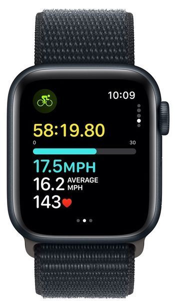 Смарт-годинник Apple Watch SE2 2023 40mm GPS Midnight Aluminum Case With Midnight Sport Loop MRE03 278290 фото