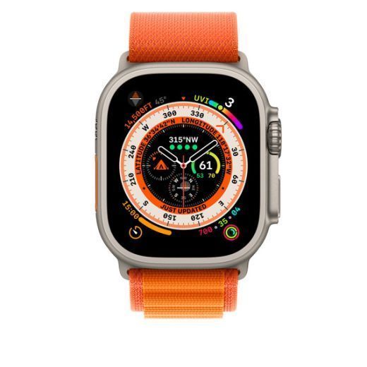 Ремінець Apple Watch 49mm Alpine Loop S - Orange (MQDY3) 259305 фото