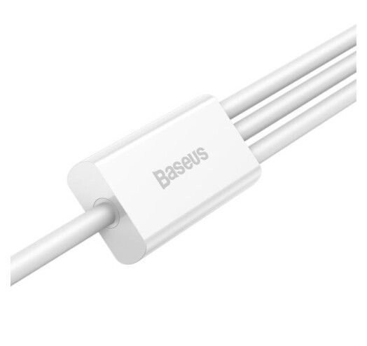 Кабель Baseus Superior Series USB To M + L + C 3.5 A 1.5 М (CAMLTYS-02) White 252279 фото