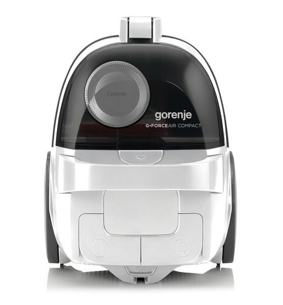 Пилосос Gorenje контейнерний, 800Вт, конт пил -2.2л, HEPA, телескоп трубка, білий (VCEA01GACWCY) 375996 фото