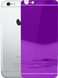 Захисне скло iPhone 6/6s mirror Purple (2в1) 64936 фото 2