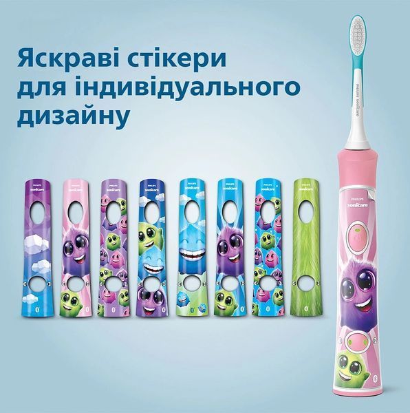 Зубна електрощітка PHILIPS HX6352/42 Kids Smart Pink 297990 фото