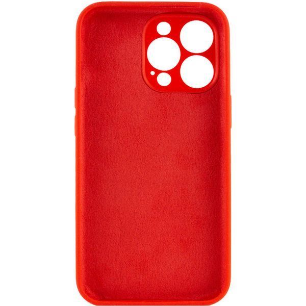 Чохол Silicone Case Full Camera Protective (AA) NO LOGO для Apple iPhone 16 Pro (6.3") Червоний / Red 380770 фото