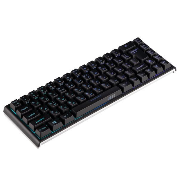Клавіатура мембранна 2E GAMING KG350 68key, USB-A, EN/UA/RU, RGB, чорний (2E-KG350UBK) 364213 фото